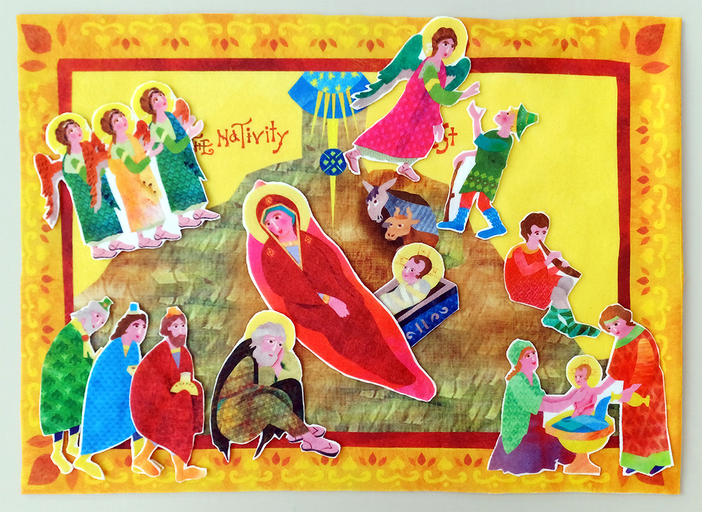The Nativity of Christ: Fabric Learning Set – Orthodox Pebbles